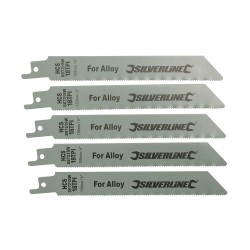 Silverline Recip Saw Blades for Wood and  Alloy 5 Pack 456919