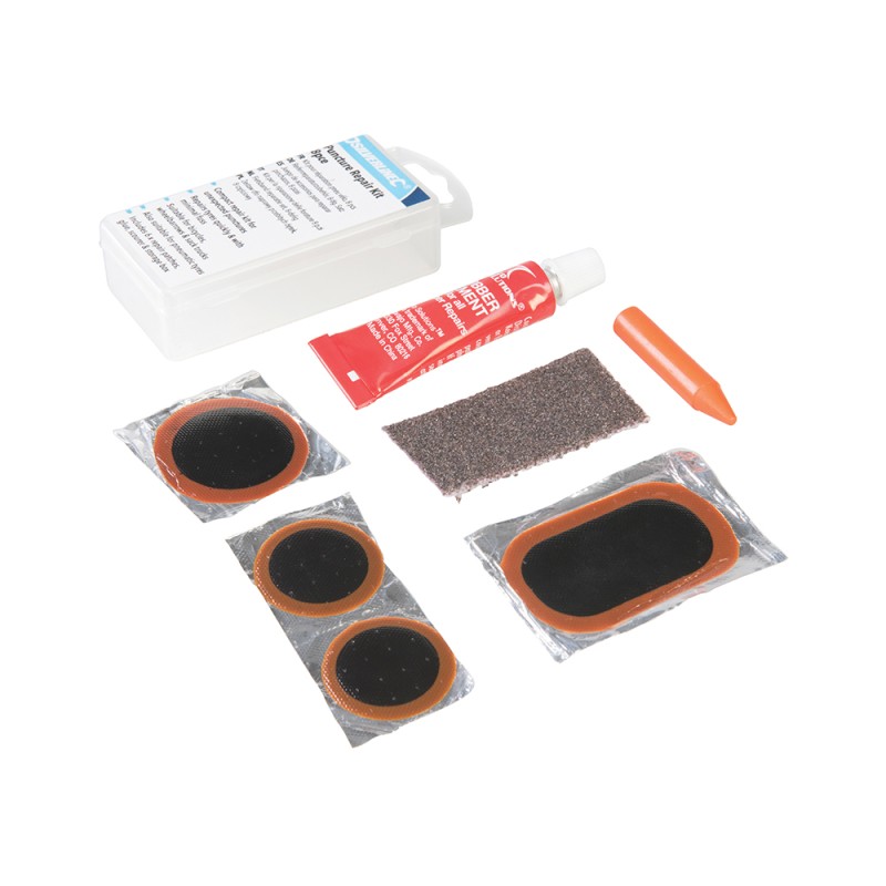 Silverline Tyre Inner Tube Puncture Repair 8pc Kit 485615 Sealants