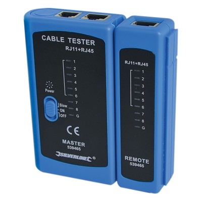 Silverline Remote LAN Network and Cable Tester 539465