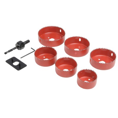 Silverline Down Light Installers 9 Piece Hole Saw Kit 595745