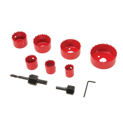 Silverline Holesaw 11pc Hole Saw Kit 21mm to 64mm 633479