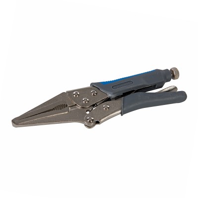Silverline Self Locking Soft Grip Long Nose Pliers 165mm 633582