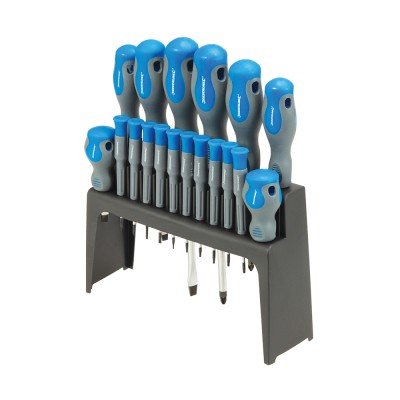 Silverline Soft Grip Screwdriver 18 Piece Set 633940