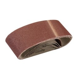 Silverline Sanding Belts 60mm x 400mm 5 pack 120g 631839