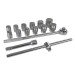 Silverline Socket and Ratchet handle 15pc Metric Set 3/4 inch 652142