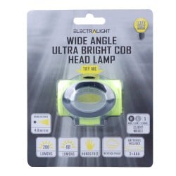 Electralight Wide Angle Ultra Bright COB Head Lamp 65315 Bluespot