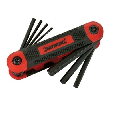 Silverline Folding Hex Key Metric Expert Tool 656597