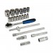 Silverline Socket and Ratchet handle 21pc Metric Set 1/2 inch 675046