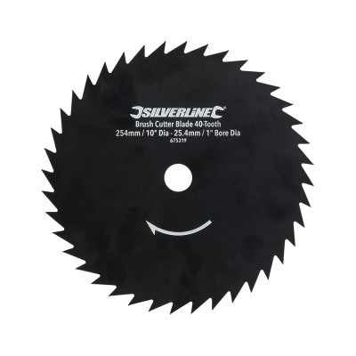 Silverline Brush Cutter Blade 40 Tooth 254mm 675319