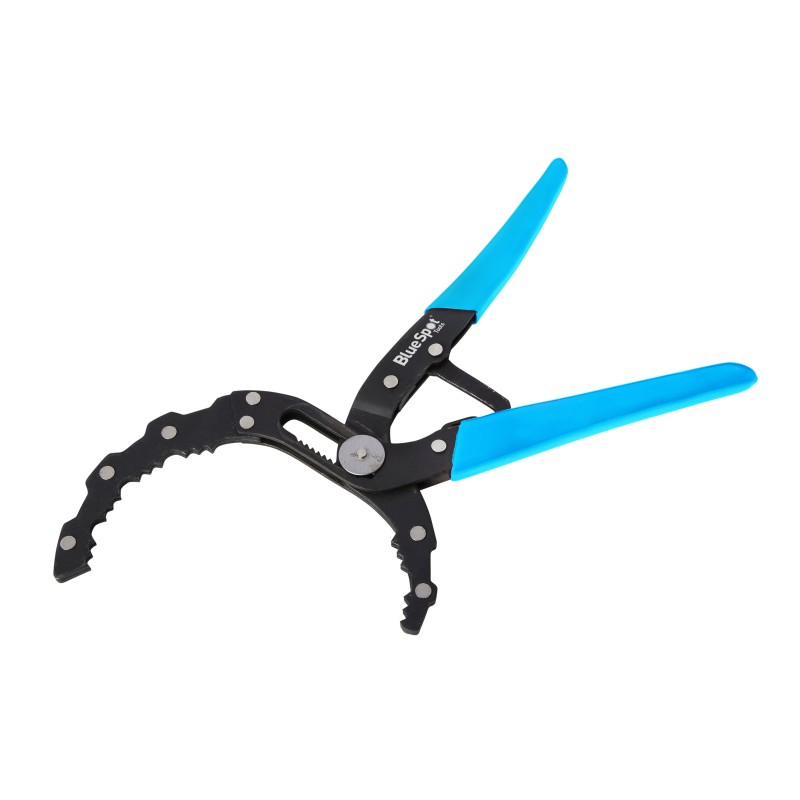 Blue Spot Tools Self Adjusting 280mm Oil Filter Pliers 60mm to 120mm 07005 Sealants and Tools