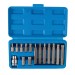 Silverline Trx Torx Bits 15pc Set inc 1/2 inch Driver Socket 706839