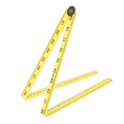 Silverline Folding Rule Hi Vis Ruler 1 Metre 733241