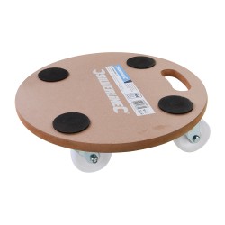 Silverline Round Platform Transport Dolly 250kg Truck 739663