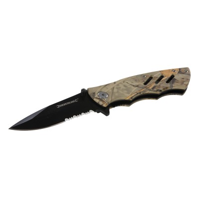 Silverline Folding Camouflage Pocket Utility Knife 746410