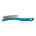 Silverline HD 4 Row Brassed Wire Brush Plastic 763578