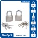 Blue Spot Keyed Alike Same Key  Padlock 40mm Satin 2pk 77003