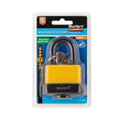 Blue Spot Weather Resistant External Padlock 50mm 77008 Bluespot