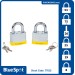 Blue Spot Keyed Alike Same Key Laminated Padlock 50mm 2pk 77015 Bluespot 