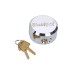 Blue Spot Round Solid Steel Shackleless Padlock 73mm 77029 Bluespot 