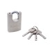 Blue Spot Shrouded Security Padlock 50mm Satin 77044 Bluespot