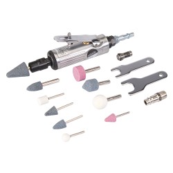 Silverline Air Powered Die Grinder Including Accessories Kit 783100