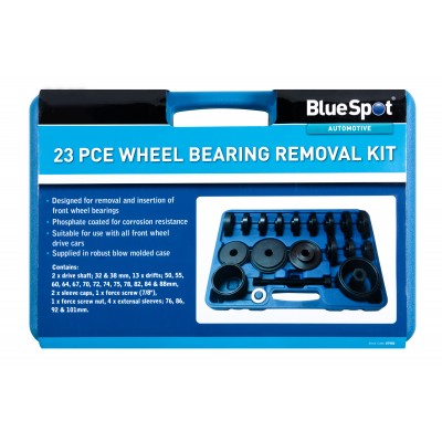 Blue Spot Tools Car Vehicle Wheel Bearing Removal Tool 23pc Kit 07902
