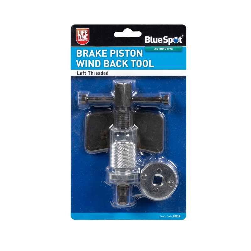 Blue Spot Tools Brake Piston Wind Back Tool Left Threaded 07914
