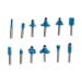 Silverline 1/4 inch TCT Router Bit 12 Piece Mixed Set 792084