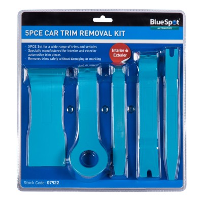 Blue Spot Tools Mixed Car Trim Pry Removal 5pc Set 07922 Bluespot
