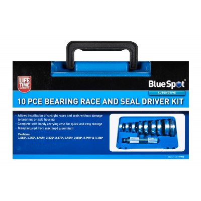 Blue Spot Tools Bearing Race and Seal Driver 10pc Kit 07938 Bluespot