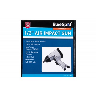 Blue Spot Tools Air Impact Gun 1/2 Inch 07945 Bluespot