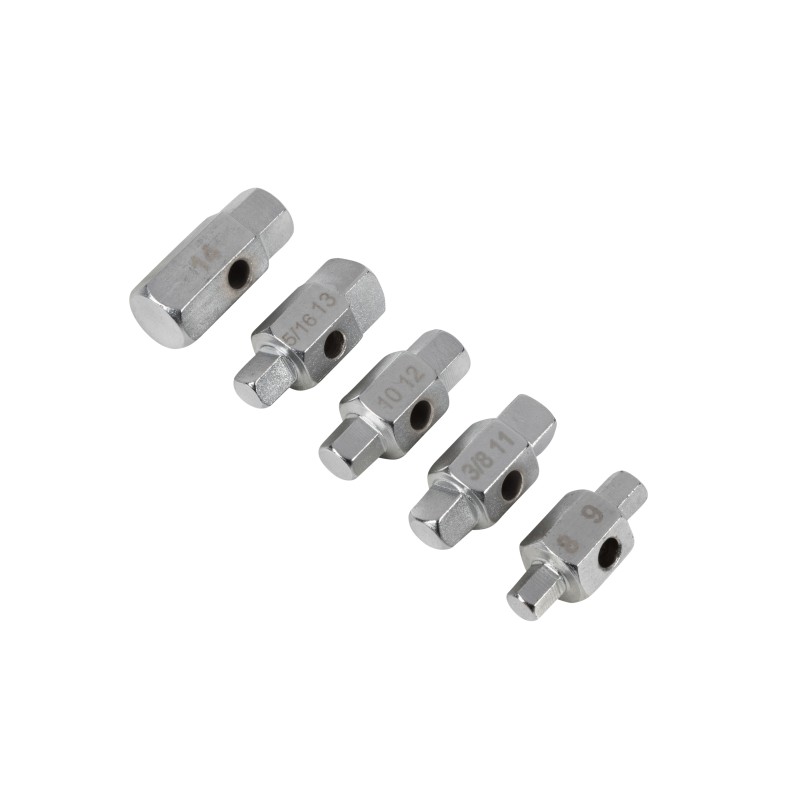 Blue Spot Tools 5 Piece Double Sided Oil Drain Plug Keys 07957 Bluespot