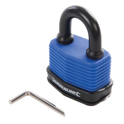 Silverline Weatherproof Combination Padlock 50mm 802531