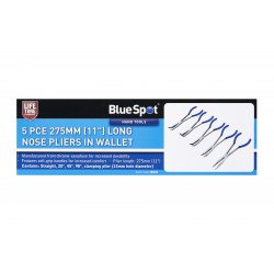 Blue Spot Tools Long Nose Pliers 5 Piece Set 275mm 11 inch 08181 Bluespot