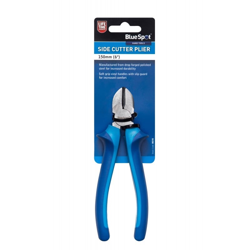 Blue Spot Tools Side Cutter Cutting Plier 150mm 6 Inch 08193 Bluespot