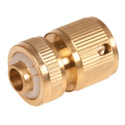 Silverline Brass Quick Garden Hose Pipe Connector 868573