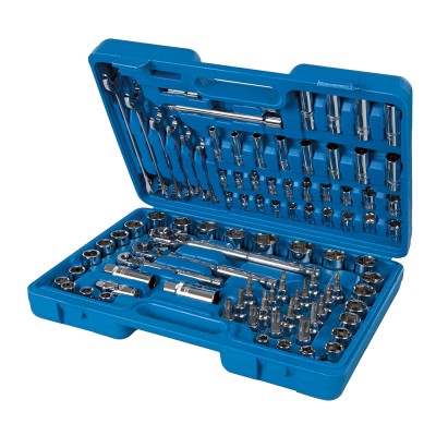 Silverline Mechanics Tool Set 90 Piece 868818