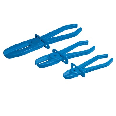 Silverline Flexible Rubber Hose Locking Clamp 3 Size Set 884693