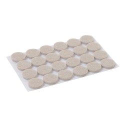 Fixman Self Adhesive Felt Protector Pads 24pk 900862