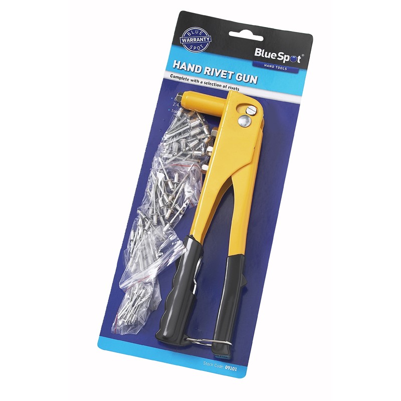 Blue Spot Tools Hand Rivet Gun With Rivets 09101 Bluespot Sealants and