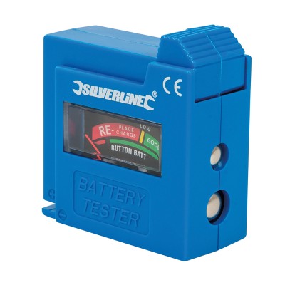 Silverline Compact Easy Test Small Utility Battery Tester 918147