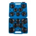 Silverline Oil Filter Wrench 15pc Socket Style Set 65mm to 93mm 952159