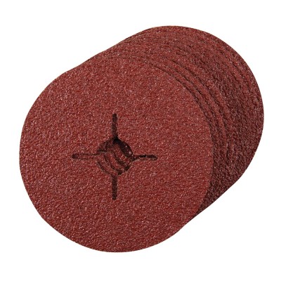 Silverline Fibre Sanding Grinding Discs 115mm - 24g 36g or 60g