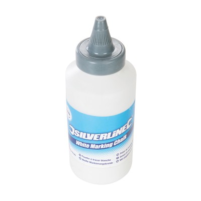 Silverline White Free Hand Marking Chalk Line Chalk 250g CB63W