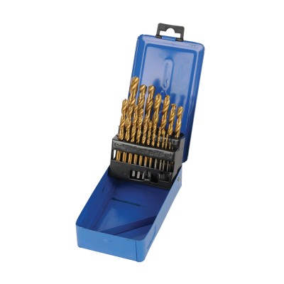 Silverline Titanium Coated HSS Drill Bit Set 19 Piece DS49