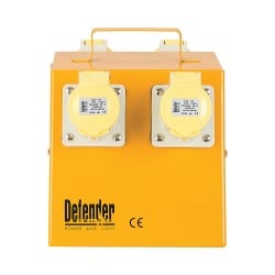 Defender Site Power Splitter Box 110V 4 x 16A Sockets E13104