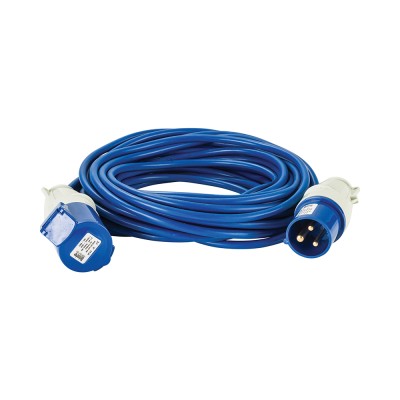 Defender Electric Extension Lead Blue 16A 14 metres 240v E85211