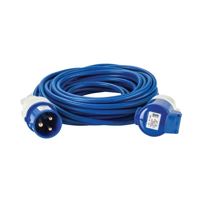 Defender Arctic Electric Extension Lead Blue 32A 14 meter 240V E85237