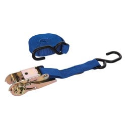 Silverline Heavy Duty Ratchet Tie Down Strap S Hook MS21S