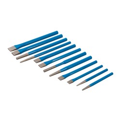 Silverline Punch Drift Chisel Cold Parallel Centre Taper Punch set PC05
